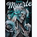 Maglietta Santa Muerte Pitbull West Coast da uomo, nero 6