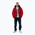Pitbull Barles Ribstop Uomo Giacca invernale imbottita con cappuccio rosso 2