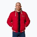 Giacca Pitbull Hidden da uomo con cappuccio rosso/beige