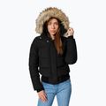 Giacca invernale donna Pitbull Azalea Trapuntata con cappuccio nero 4