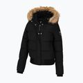 Giacca invernale donna Pitbull Azalea Trapuntata con cappuccio nero 6