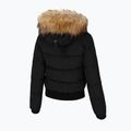 Giacca invernale donna Pitbull Azalea Trapuntata con cappuccio nero 8