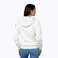 Pitbull Sherpa Ruffina donna con cappuccio e zip bianco sporco 3