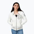 Pitbull Sherpa Ruffina donna con cappuccio e zip bianco sporco 4