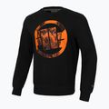 Pitbull West Coast Uomo Felpa a girocollo Orange Dog 24 nero