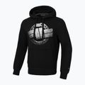 Felpa da uomo Pitbull con cappuccio Steel Logo X nero
