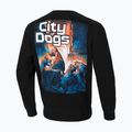Felpa da uomo Pitbull West Coast Crewneck City Of Dogs nero 2