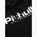 Felpa City Of Dogs da uomo con cappuccio Pitbull nero 6
