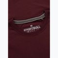 Maglietta Pitbull Small Logo da uomo, bordeaux scuro 3
