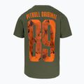 Maglietta Pitbull Eighty Nine Dog da uomo oliva scura