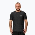 Maglietta Pitbull Small Logo Casual Sport uomo nero melange