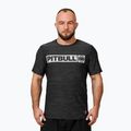 Pitbull Hilltop Casual Sport - Maglietta da uomo nera melange