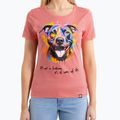 Maglietta Pitbull donna Acquerello corallo 4