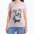 Maglietta da donna Pitbull Puppy 2 rosa polvere 4