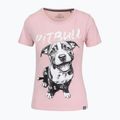 Maglietta da donna Pitbull Puppy 2 rosa polvere 5