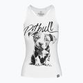 Canotta Pitbull Puppy donna bianco