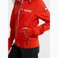 Pitbull giacca donna Aaricia Hilltop con cappuccio in nylon rosso fuoco 4