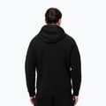 Felpa con cappuccio Pitbull Dogwood da uomo, nero 3