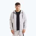 Felpa con cappuccio e zip Pitbull Dogwood da uomo, bianco/blu