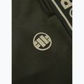 Pantaloni da ginnastica Pitbull Uomo Tape Logo Terry Group verde antico 4
