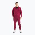 Felpa con cappuccio e zip Pitbull Tape Nugget Uomo bordeaux 2