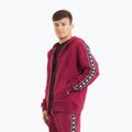 Felpa con cappuccio e zip Pitbull Tape Nugget Uomo bordeaux 3