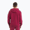 Felpa con cappuccio e zip Pitbull Tape Nugget Uomo bordeaux 4