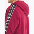 Felpa con cappuccio e zip Pitbull Tape Nugget Uomo bordeaux 5