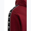 Felpa con cappuccio e zip Pitbull Tape Nugget Uomo bordeaux 5