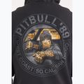 Felpa con cappuccio e zip Pitbull Driving da uomo, nero 4
