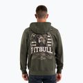 Felpa con cappuccio e zip Pitbull Troublemaker da uomo, verde antico 2