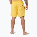 Pantaloncini da bagno Pitbull Balfour lavati gialli da uomo 3