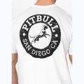 Maglietta Pitbull San Diego CA da uomo, bianco/nero 4