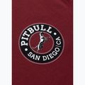 Maglietta Pitbull San Diego CA nera bordeaux da uomo 6