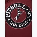 Maglietta Pitbull San Diego CA nera bordeaux da uomo 7