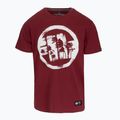 Maglietta Pitbull Logo Palms uomo bordeaux 4