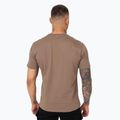 Maglietta Pitbull Logo Palms marrone savana da uomo 3