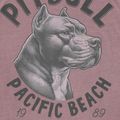 Maglietta Pitbull pacific dusty bordeaux da uomo 5