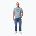 T-shirt Pitbull Shkull Logo Uomo blu 2