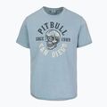 T-shirt Pitbull Shkull Logo Uomo blu