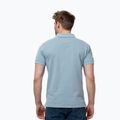 Polo Pitbull Washed Uomo blu lavato 3