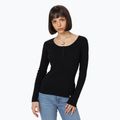 Pitbull Rib a maniche lunghe da donna, nero