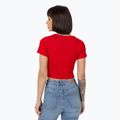 Maglietta Pitbull Cropped rossa da donna 3