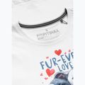 Maglietta Pitbull Fur Ever Love donna bianco 3