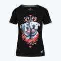Maglietta Pitbull Fur Ever Love donna nero