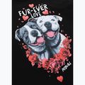 Maglietta Pitbull Fur Ever Love donna nero 4