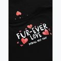 Maglietta Pitbull Fur Ever Love donna nero 5