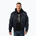 Giacca uomo Pitbull Hacket Washed Bomber dark navy