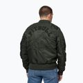 Giacca da uomo Pitbull Hacket Washed Bomber dark green 3