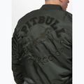 Giacca da uomo Pitbull Hacket Washed Bomber dark green 4